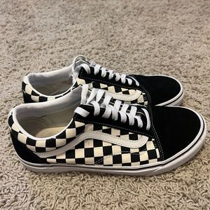 Checkered Old School Vans